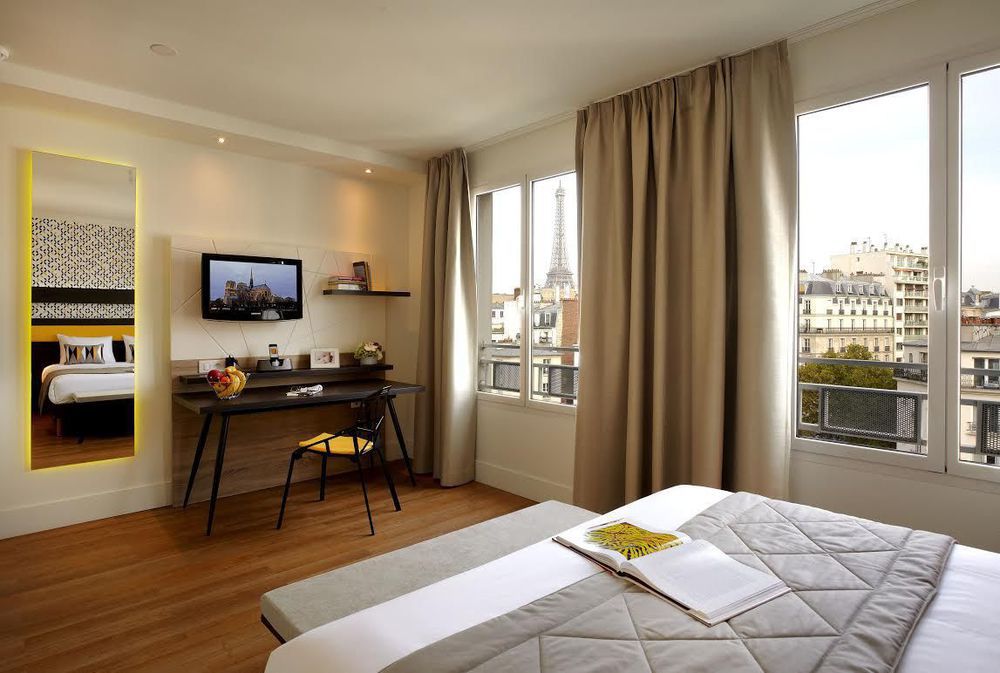 Citadines Tour Eiffel Paris Aparthotel Buitenkant foto